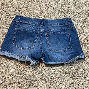Rolled Jean shorts